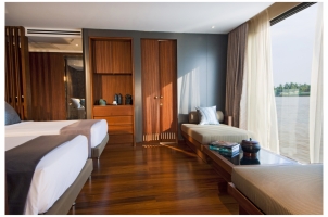Aqua Mekong Design Suite without Balcony Twin Set Up - High Resolution