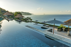 Amankila - Views over Lombok Strait