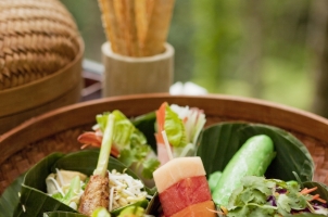 Como Shambhala Estate - Water gardens food