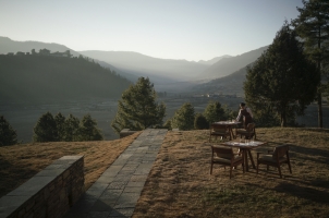 Amankora Gangtey - Valley View from Lodge