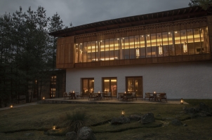 Amankora Paro - Lounge and Dining Room Exterior