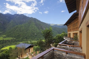 Como Punakha - View from Valley Room