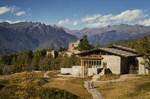 bhutan-six-senses-paro-bawa-tours-travel-Paro-Bhutan-Main_Building_with_stone_ruins