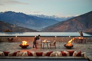Bhutan - Six Senses Thimphu - Courtyard Dinner