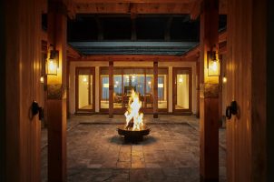 Bhutan - Six Senses Thimphu - Three Bedroom Villa Courtyard