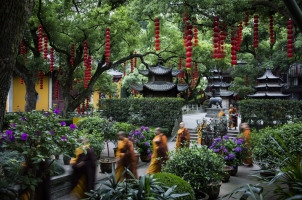 Amanfayun - Faxi Temple morning chanting