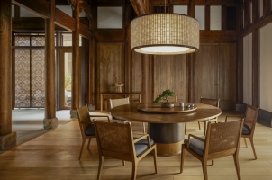 Amanyangyun - Dining area in villa