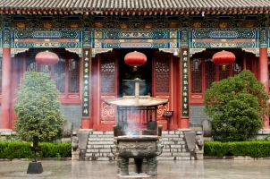 China - Historic Temple Shaanxi