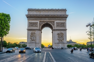 France - Arc de Triomphe in Paris