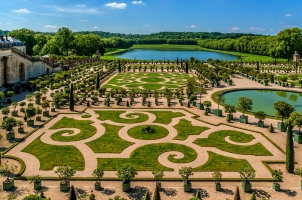 France - Orangerie Parterre in Versailes palace
