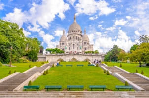 France - The Basilica of the Sacred Heart of Paris