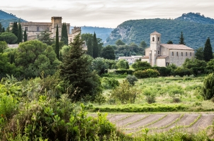 France - View of Lourmarin
