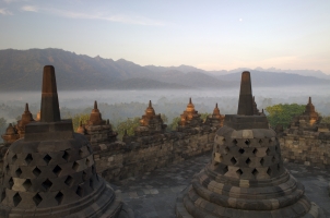 Borobudur at Sunrise