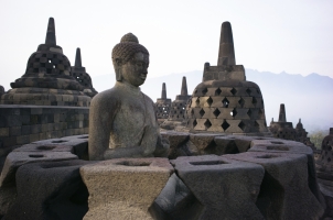 Indonesia - Open Buddha Borobudur