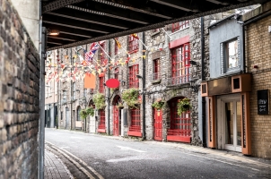 Ireland - beautiful street in Dublin