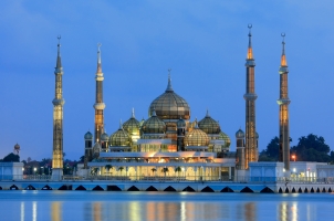 Malaysia - crystal mosque in Kuala Terengganu