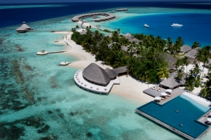 Maledives - Huvafen Fushi Aerial