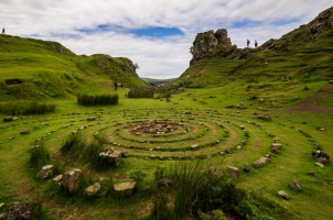 Scotland - Stone circle - fairy glen isle of skye