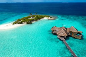 Gili Lankanfushi Malediven -  Family Villa View