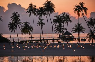 Gili Lankanfushi Malediven - Sunset