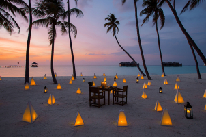 Gili Lankanfushi Malediven - Beach Dining