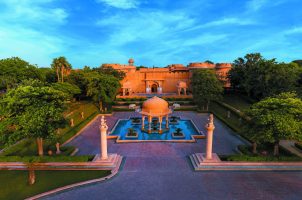 india-the-oberoi-rajvilas-Jaipur-bawa-tours-travel-rajvilas_aerial