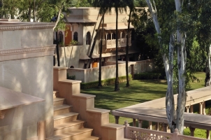 Amanbagh - View from the upper terrace