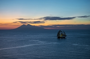 Indonesia Amandira - Sailing at the Sunset