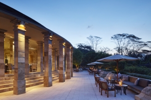 Amanjiwo -Terrace at Dusk