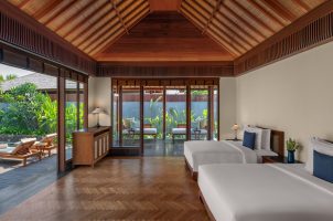 The-Sira-Bawa-Tours-Travel-Two-Bedroom-Lombok-Villa-Twin-Bedroom
