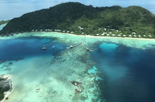 Bawah Reserve - Island View from Seaplane