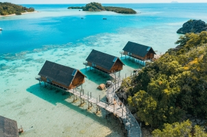 Bawah Reserve - Overwater west