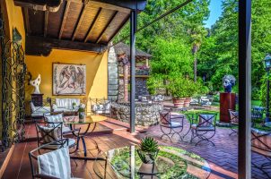 itaIl Bottaccio Relais & Chateaux in Montignosoly-il-bottaccio-bawa-tours-travel-garden-terrace