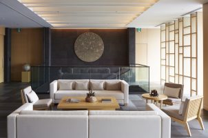 Aman Tokyo - Spa waiting area