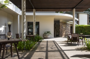 Amansara -Main Swimming Pool Pergola