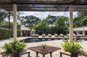 Amansara - Main Swimming Pool Pergola