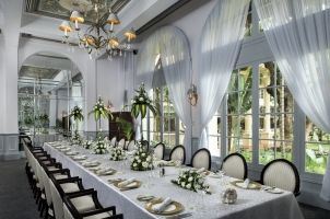 Cambodia - Raffles Hotel Le Royal  - Dining Room