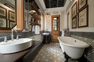 Rosewood Luang Prabang -  Riverside Villa Bathroom