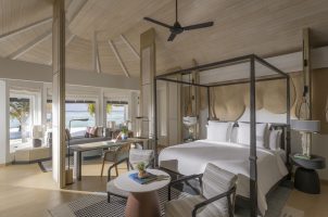Maldives-Four-Seasons-Kuda-Haraa-Bawa-Tours-Travel-Bedroom