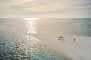 COMO Cocoa Island Malediven - Sandbank