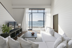 COMO Cocoa Island Malediven - Water Villa Living Room