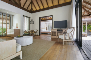 COMO Maalifushi Malediven - Beach Villa Living Room