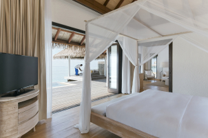 COMO Maalifushi Malediven - Water Villa Bedroom
