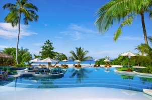 Maledives Six Senses Laamu - Swimming Pool
