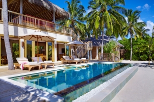 Maledives Six Senses Laamu - Two bedroom Ocean Beach Villa with Pool