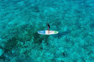 Maledives Soneva Aqua - Aqua Paddleboarding