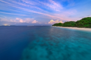 Maledives Soneva Fushi - Island View