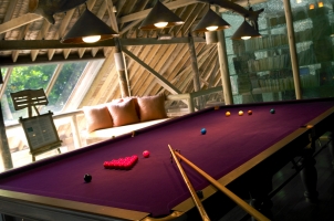 Maledives Soneva Fushi - By the Bar Pool Table
