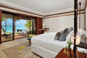 Shangri La's Le Touessrok - Beach Villa Bedroom