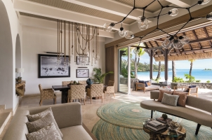 Shangri La's Le Touessrok - La Suite Living Area